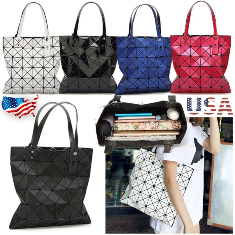 Quilted Geometric Handbag