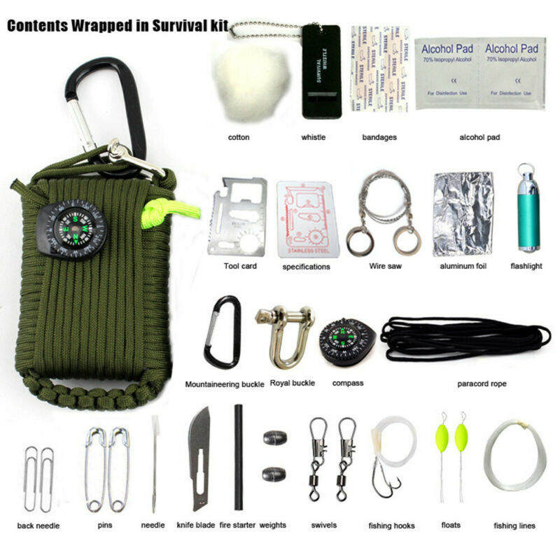 Survival Camping Fishing Kit