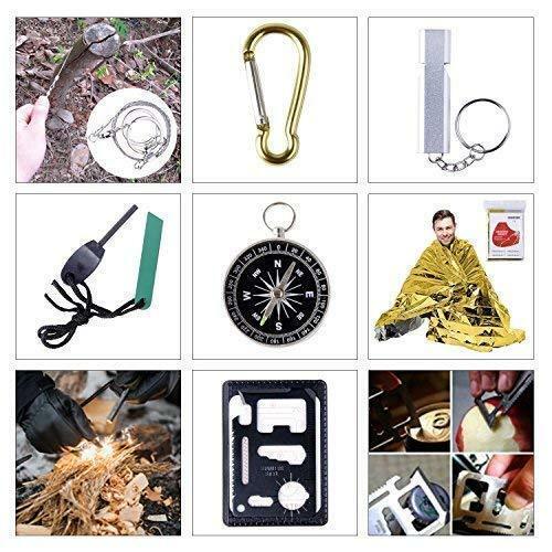 15 in 1 Outdoor Survival Emergency Kit